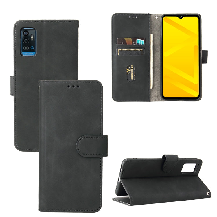 Tinta unita Skin Feel Fibbia magnetica Flip orizzontale Custodia in pelle PU con struttura in vitello con supporto e slot per schede e portafoglio, For Motorola Edge 20, For Umidigi Power 5, For ZTE Blade A71, For ZTE Blade A51