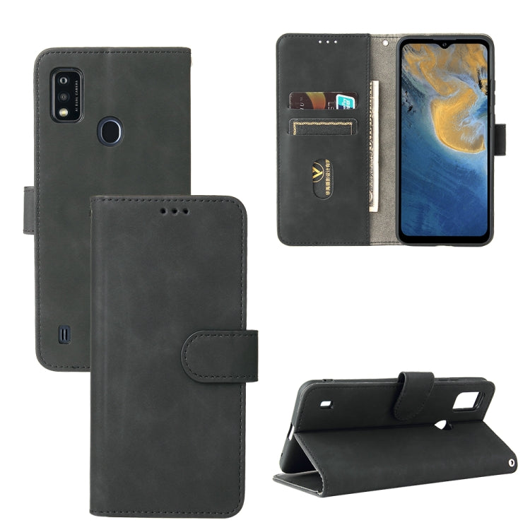 Tinta unita Skin Feel Fibbia magnetica Flip orizzontale Custodia in pelle PU con struttura in vitello con supporto e slot per schede e portafoglio, For Motorola Edge 20, For Umidigi Power 5, For ZTE Blade A71, For ZTE Blade A51