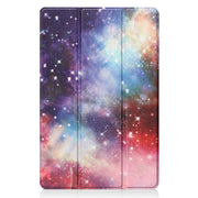 Custodia in pelle PU verniciata Custer con funzione Sleep / Wake-up e supporto a 3 pieghe, For Xiaomi Pad 5