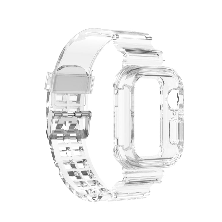 Cinturino di ricambio integrato in silicone con cinturino per Apple Watch Series, 7 41mm / 6 & SE & 5 & 4 40mm / 3 & 2 & 1 38mm, 7 45mm / 6 & SE & 5 & 4 44mm / 3 & 2 & 1 42mm