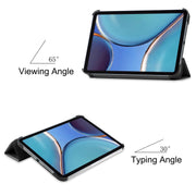 Custer Texture custodia orizzontale in pelle a libro con supporto a tre pieghe e funzione Sleep/Wake-up, For iPad mini 6 / mini 2024, For iPad mini 6