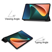 Custer Texture custodia orizzontale in pelle a libro con supporto a tre pieghe e funzione Sleep/Wake-up, For Xiaomi Pad 5