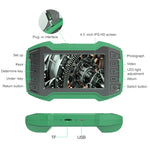 inskam452-2 Schermo IPS da 4,5 pollici a doppia lente 1080P HD Endoscopio 200W Pixel Endoscopio industriale,, Hard Cable Length: 1m, Hard Cable Length: 5m, Hard Cable Length: 10m