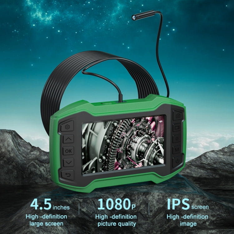 inskam452-2 Schermo IPS da 4,5 pollici a doppia lente 1080P HD Endoscopio 200W Pixel Endoscopio industriale,, Hard Cable Length: 1m, Hard Cable Length: 5m, Hard Cable Length: 10m