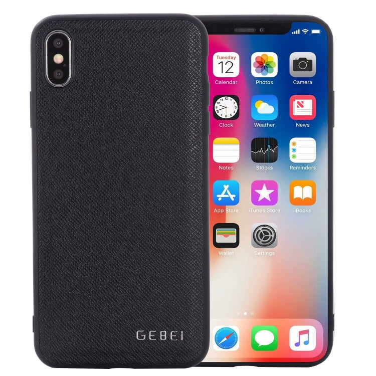 Custodia in pelle GEBEI per smartphone compatibili iPhone e Samsu