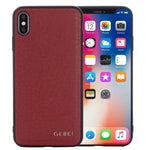 Custodia in pelle GEBEI per smartphone compatibili iPhone e Samsu