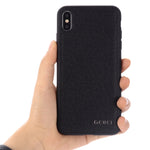 Custodia in pelle GEBEI per smartphone compatibili iPhone e Samsu