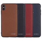 Custodia in pelle GEBEI per smartphone compatibili iPhone e Samsu