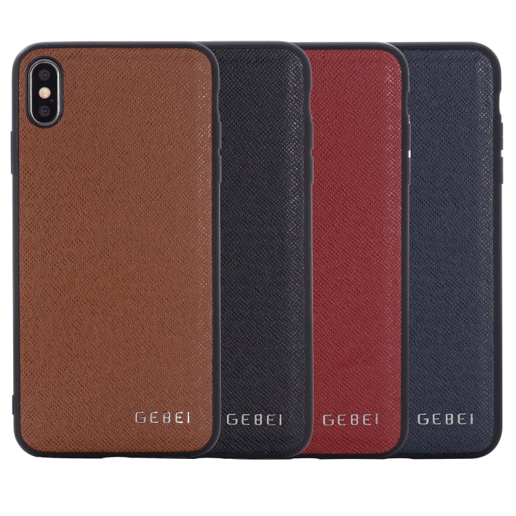 Custodia in pelle GEBEI per smartphone compatibili iPhone e Samsu