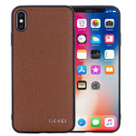 Custodia in pelle GEBEI per smartphone compatibili iPhone e Samsu