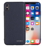 Custodia in pelle GEBEI per smartphone compatibili iPhone e Samsu