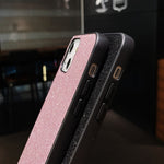 Custodia TPU con pelle per iPhone 13 mini