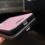 Custodia TPU con pelle per iPhone 13 mini