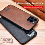 Custodia TPU in pelle per iPhone 13 Pro