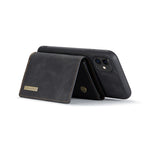DG.MING M1 Series 3-Fold Multi Card Wallet + Cover posteriore magnetica Custodia antiurto con funzione di supporto, For iPhone 11, For iPhone 11 Pro, For iPhone 11 Pro Max