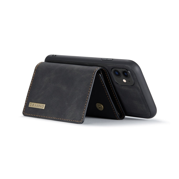 DG.MING M1 Series 3-Fold Multi Card Wallet + Cover posteriore magnetica Custodia antiurto con funzione di supporto, For iPhone 11, For iPhone 11 Pro, For iPhone 11 Pro Max