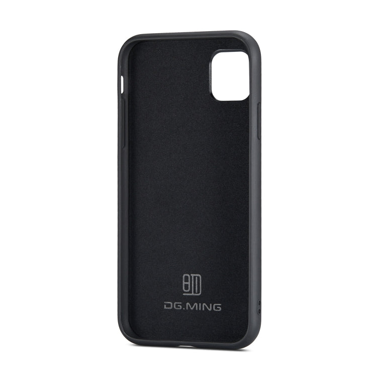 DG.MING M1 Series 3-Fold Multi Card Wallet + Cover posteriore magnetica Custodia antiurto con funzione di supporto, For iPhone 11, For iPhone 11 Pro, For iPhone 11 Pro Max