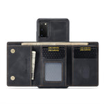 Custodia portafoglio Samsung Galaxy S20 in pelle e TPU