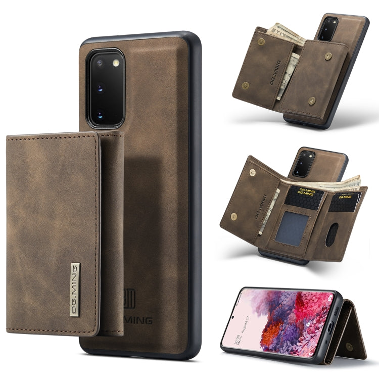 Custodia portafoglio Samsung Galaxy S20 in pelle e TPU