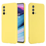 Custodia a copertura totale antiurto in silicone liquido Pure Color, For OnePlus 9R, For OnePlus Nord CE 5G