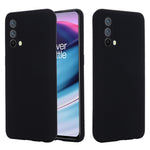 Custodia a copertura totale antiurto in silicone liquido Pure Color, For OnePlus 9R, For OnePlus Nord CE 5G