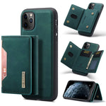 DG.MING M2 Series 3-Fold Multi Card Bag + Cover posteriore magnetica Custodia antiurto con funzione portafoglio e supporto, For iPhone 11, For iPhone 11 Pro, For iPhone 11 Pro Max
