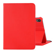 Custodia in pelle flip con rotazione a 360 gradi Litchi Texture con supporto, For iPad mini 6 / mini 2024