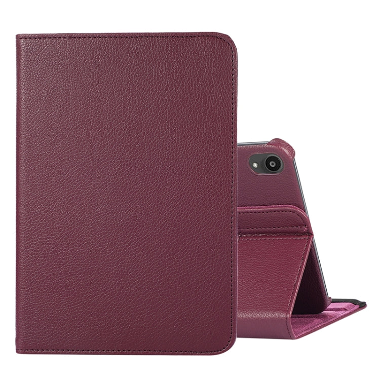 Custodia flip in pelle con rotazione 360° per iPad mini 6