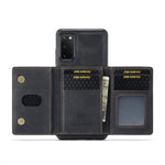 Custodia portafoglio Samsung Galaxy S20 in pelle e TPU
