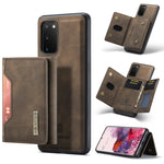 Custodia portafoglio Samsung Galaxy S20 in pelle e TPU