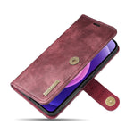 DG.MING Crazy Horse Texture Flip Custodia in pelle magnetica staccabile con supporto e slot per schede e portafoglio, For iPhone 13 mini, For iPhone 13, For iPhone 13 Pro, For iPhone 13 Pro Max