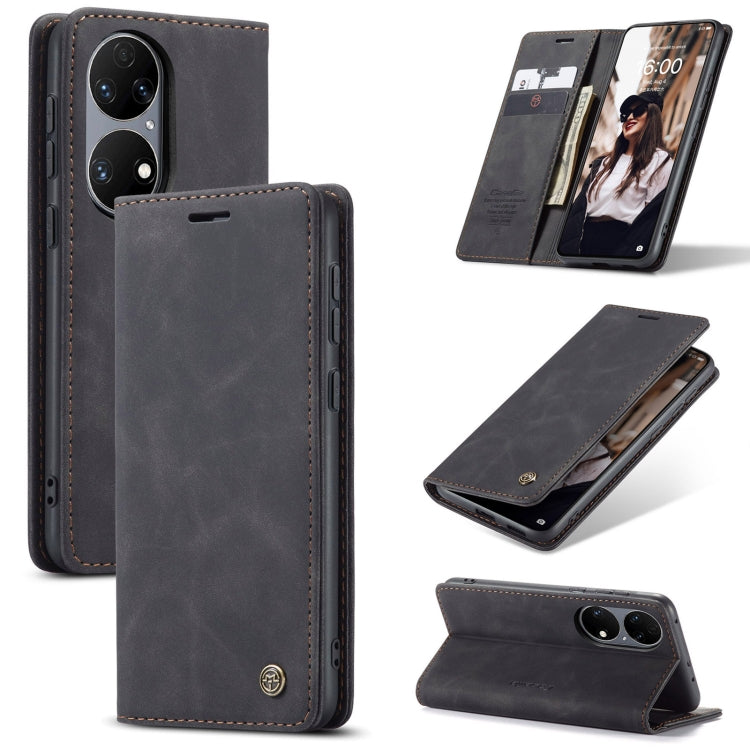 CaseMe 013 Custodia multifunzionale orizzontale in pelle con flip con supporto, slot per schede e portafoglio, For Huawei P50, For Huawei P50 Pro, For Xiaomi Redmi Note 10 5G