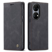 CaseMe 013 Custodia multifunzionale orizzontale in pelle con flip con supporto, slot per schede e portafoglio, For Huawei P50, For Huawei P50 Pro, For Xiaomi Redmi Note 10 5G