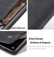 CaseMe 013 Custodia multifunzionale orizzontale in pelle con flip con supporto, slot per schede e portafoglio, For Huawei P50, For Huawei P50 Pro, For Xiaomi Redmi Note 10 5G