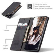 CaseMe 013 Custodia multifunzionale orizzontale in pelle con flip con supporto, slot per schede e portafoglio, For Huawei P50, For Huawei P50 Pro, For Xiaomi Redmi Note 10 5G