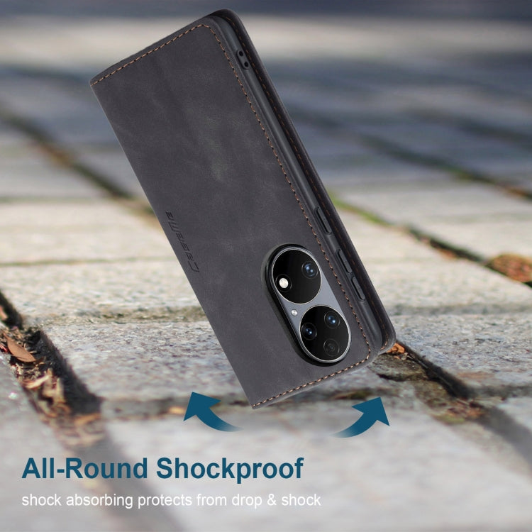 Custodia portafoglio in pelle con flip per Huawei P50