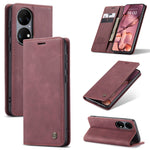 Custodia portafoglio in pelle con flip per Huawei P50