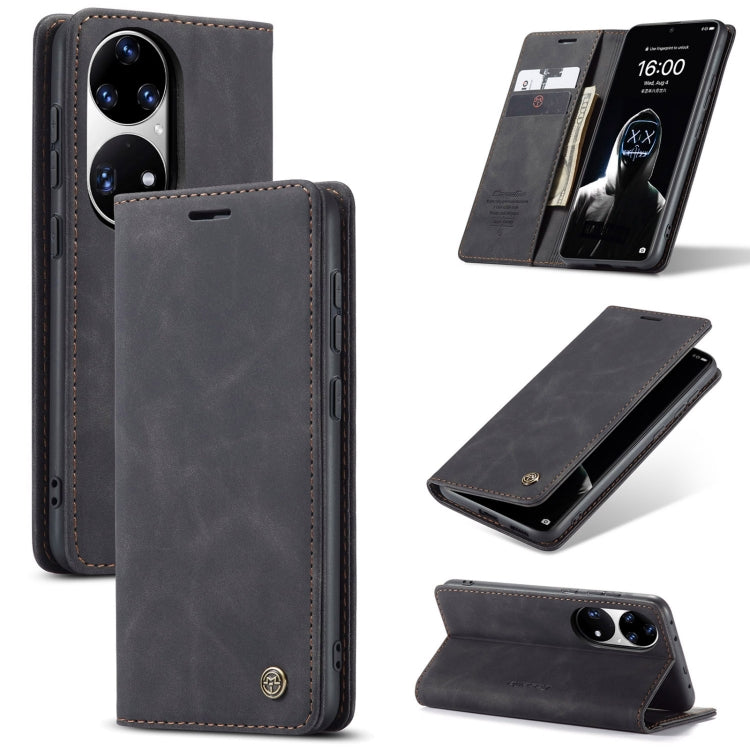 Custodia portafoglio in pelle con flip per Huawei P50
