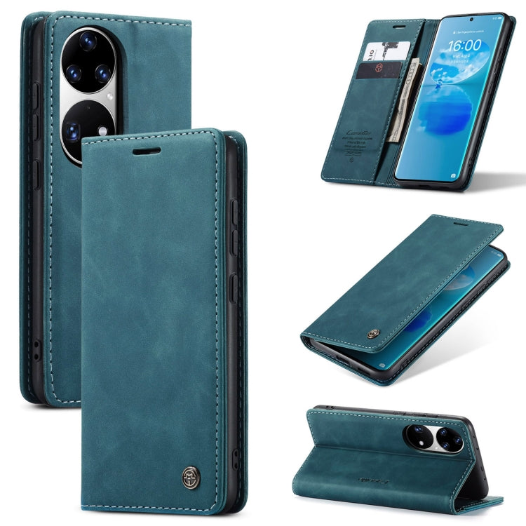 Custodia portafoglio in pelle con flip per Huawei P50