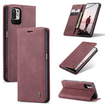 Custodia portafoglio in pelle con flip per Huawei P50
