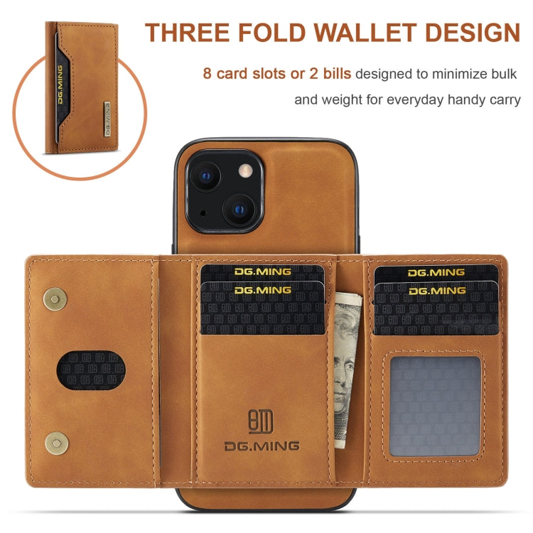 Custodia portafoglio magnetica in pelle per iPhone 13 mini