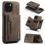 Custodia portafoglio magnetica in pelle per iPhone 13 mini