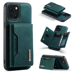 Custodia portafoglio magnetica in pelle per iPhone 13 mini