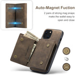 Custodia portafoglio magnetica per iPhone 13 Pro Max