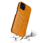 Custodia in pelle PU Fierre Shann Retro Oil Wax Texture con slot per schede, For iPhone 13, For iPhone 13 Mini, For iPhone 13 Pro, For iPhone 13 Pro Max