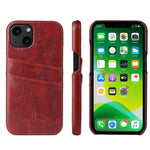 Custodia portafoglio in pelle PU con slot carte per iPhone 13