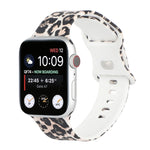 Cinturino di ricambio stampato con 8 fibbie per Apple Watch Series, 7 45mm / 6 & SE & 5 & 4 44mm / 3 & 2 & 1 42mm, 7 41mm / 6 & SE & 5 & 4 40mm / 3 & 2 & 1 38mm