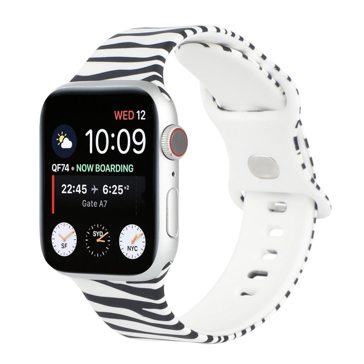 Cinturino di ricambio stampato con 8 fibbie per Apple Watch Series, 7 45mm / 6 & SE & 5 & 4 44mm / 3 & 2 & 1 42mm, 7 41mm / 6 & SE & 5 & 4 40mm / 3 & 2 & 1 38mm