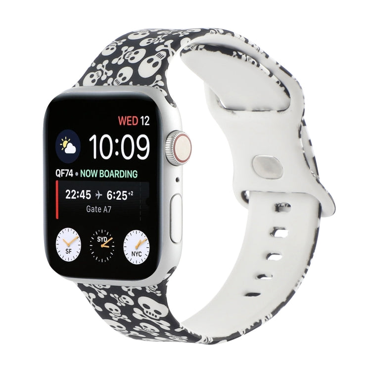 Cinturino di ricambio stampato con 8 fibbie per Apple Watch Series, 7 45mm / 6 & SE & 5 & 4 44mm / 3 & 2 & 1 42mm, 7 41mm / 6 & SE & 5 & 4 40mm / 3 & 2 & 1 38mm