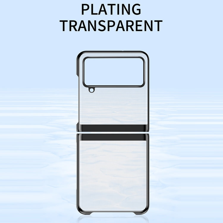 Custodia pieghevole trasparente elettrolitica, For Samsung Galaxy Z Flip3 5G